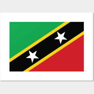 St Kitts and Nevis National Flag Posters and Art